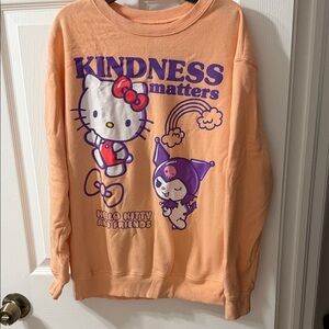 Sanrio Peach Hello Kitty Sweatshirt